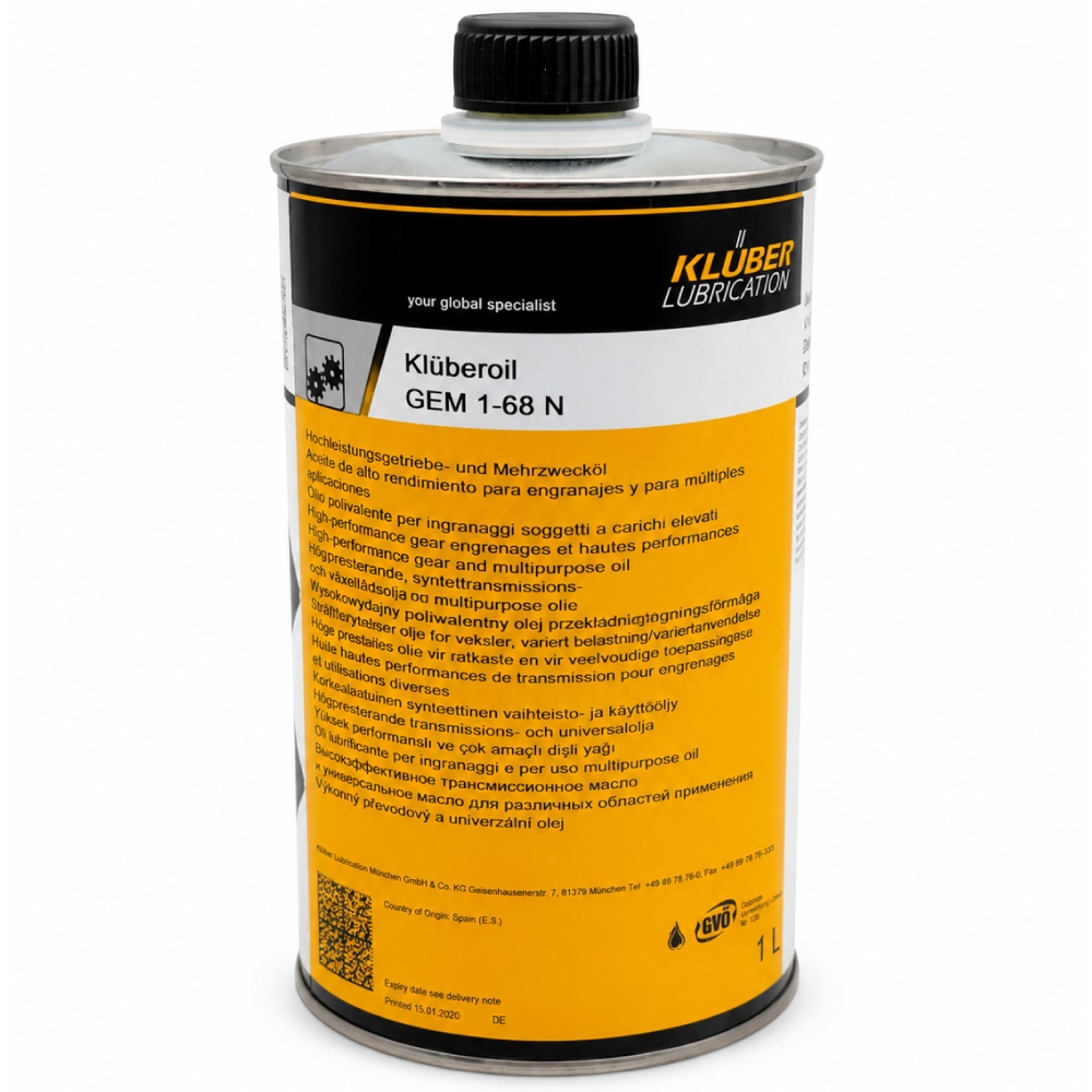 pics/Kluber/Copyright EIS/canister/Klüberoil GEM 1-68 N/klueberoil-gem-1-68-n-high-performance-gear-oil-1l-canister-01.jpg